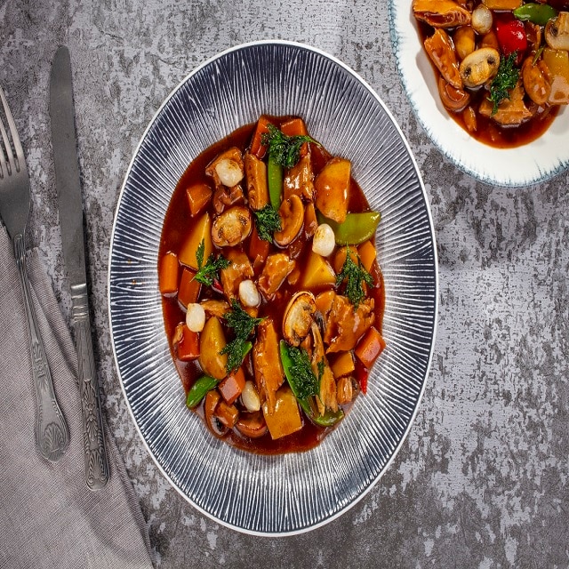 Roślinny kurczak po burgundzku Roślinny kurczak po burgundzku